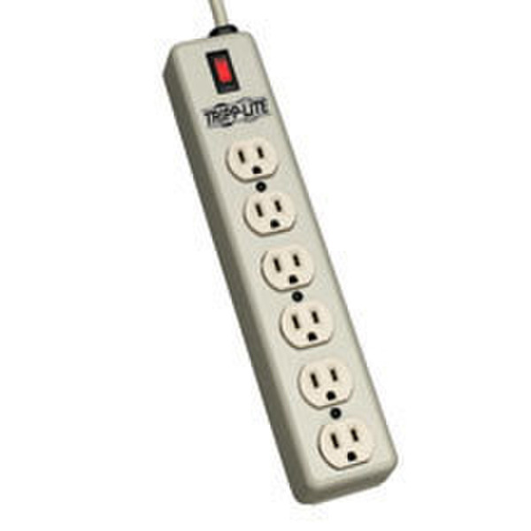 Tripp Lite 6SPDX-15 6AC outlet(s) 120V 4.572m Beige surge protector