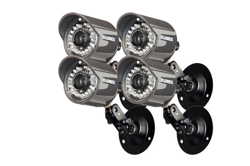 Lorex CVC7660PK4B indoor & outdoor Bullet Black,Grey surveillance camera