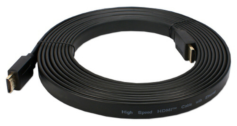 QVS HDF-1M 1м HDMI HDMI Черный HDMI кабель