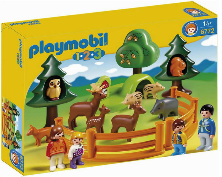 Playmobil 1.2.3 Forest Animal Park