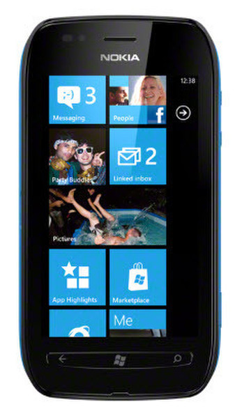 Nokia Lumia 710 16GB Black,Cyan