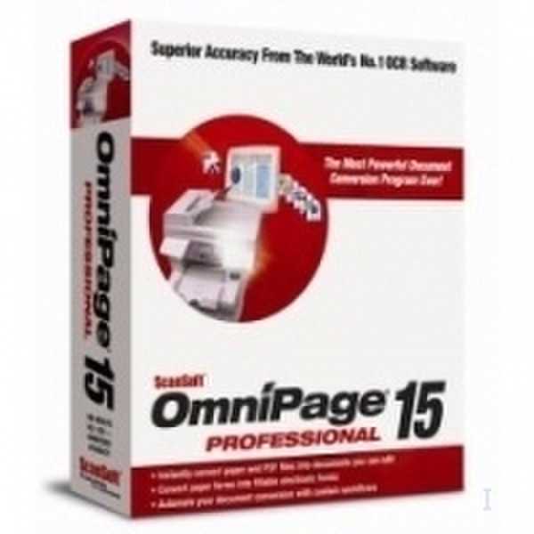 Nuance OmniPage Pro 15