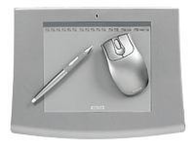 Wacom Intuos Intuos2 A5 Platinum 2540lpi Pen 2D Mouse 2450линий/дюйм 203 x 162мм USB графический планшет