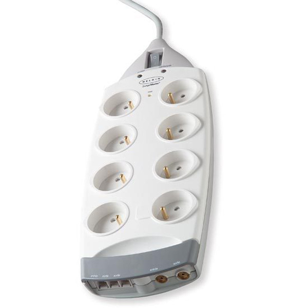 Belkin F9M823-2M 8AC outlet(s) 100-240V 2m Grey,White surge protector