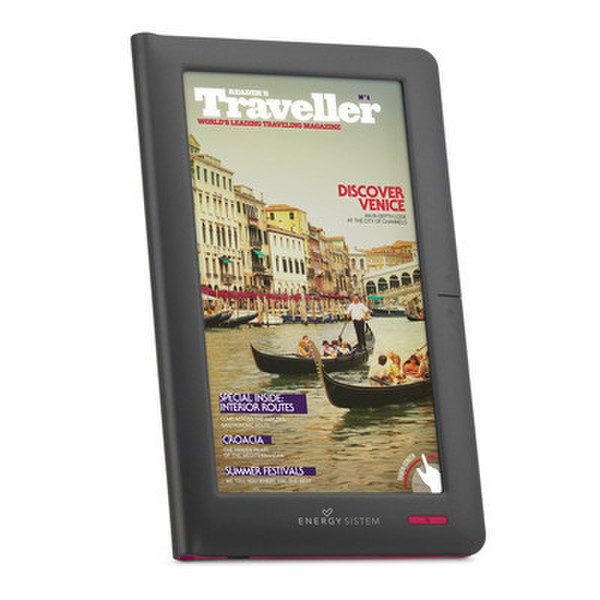 Energy Sistem Multimedia Color Book 3074 Touch 7Zoll Touchscreen 4GB Schwarz eBook-Reader