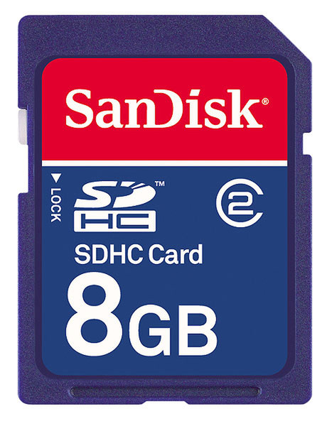 Sandisk SDHC Card 8GB SDHC memory card