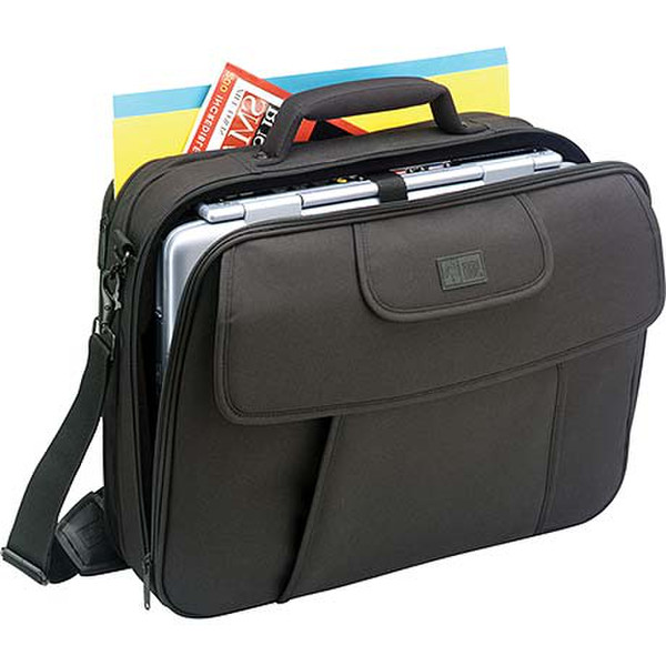Case Logic Black Nylon Notebook Case with File Compartment 15.4