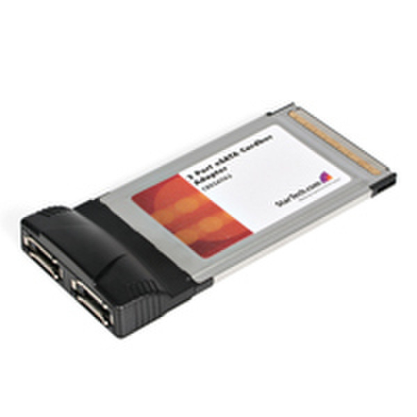 StarTech.com 2 Port eSATA Cardbus PC Card Adapter SATA интерфейсная карта/адаптер