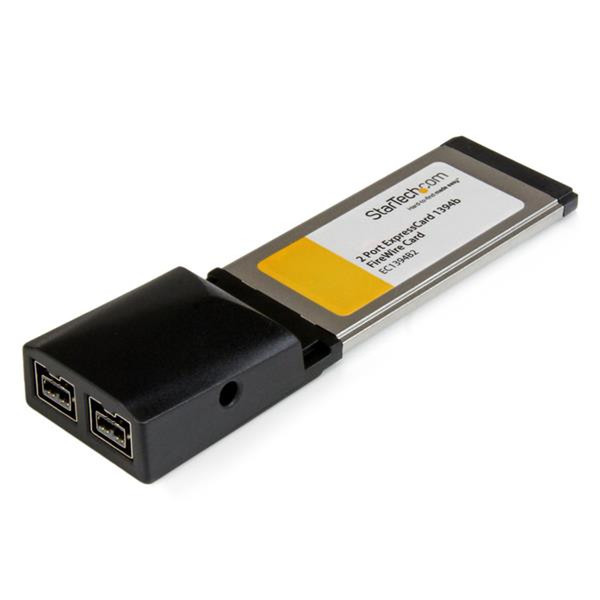 StarTech.com 2 Port 1394b FireWire ExpressCard Laptop Schnittstellenkarte