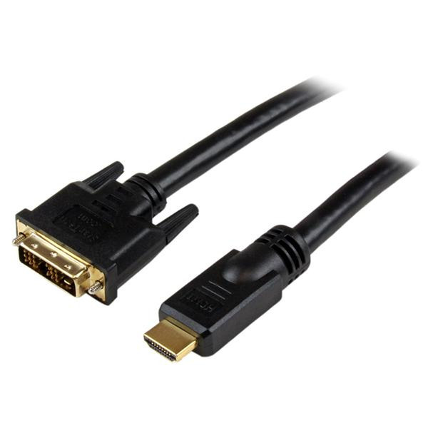 StarTech.com 50 ft HDMI to DVI Digital Video Cable 15.24m Schwarz