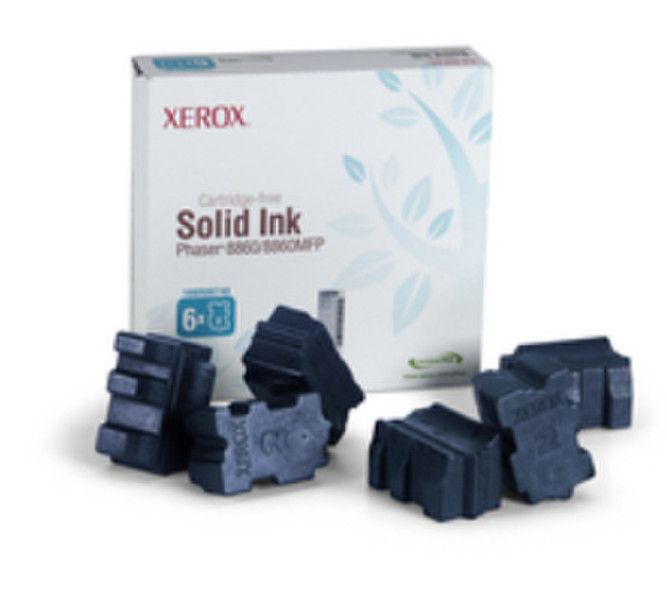 Xerox Genuine Solid Ink, Phaser 8860/8860MFP Cyan (6 Sticks)