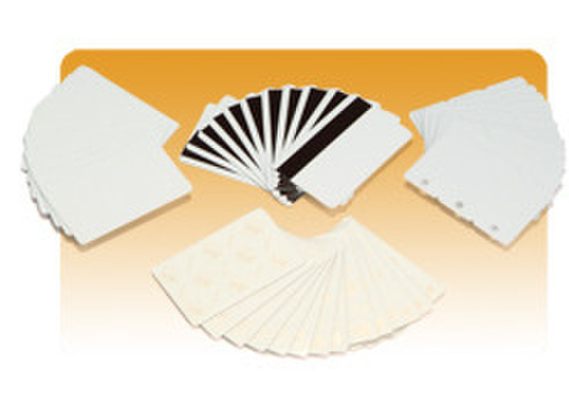 Zebra PVC, 30mil, Recycled PVC Cards 500pc(s) business card