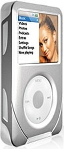 iSkin eVo4 Duo for iPod Classic 80GB, QuickSilver Silber