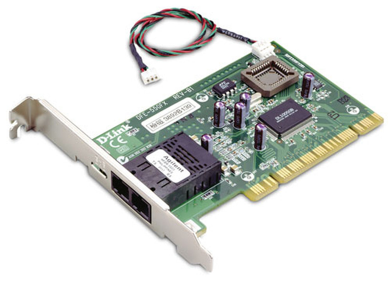 D-Link 32 Bit 100Base-FX PCI Adapter with Flow Control, VLAN & WOL