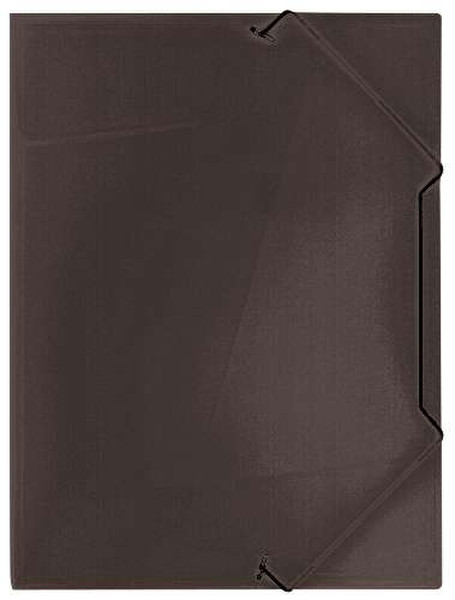 Kangaro Elastomap transparant Black folder