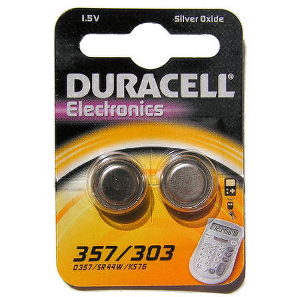 Duracell D357 Оксид серебра (S) 1.5В батарейки