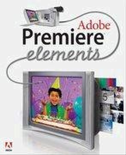 Adobe Acrobat Elements Premiere Elements 1 WIN RET IE CD RET 1User