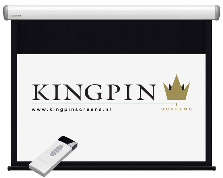 Kingpin Screens Crown Electric Screen 77Zoll 16:9 Projektionsleinwand