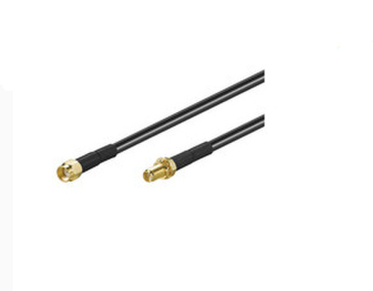 Microconnect 51676 2м Черный коаксиальный кабель