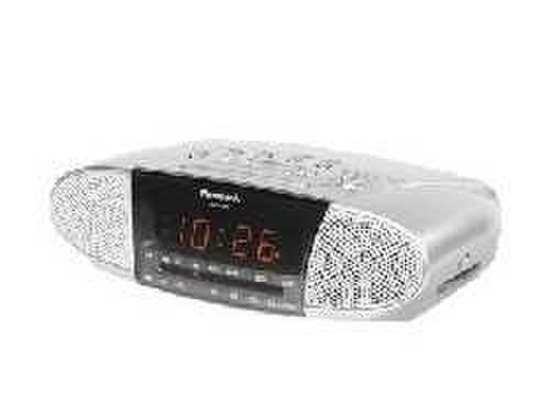Panasonic RC-700E-S Uhr Analog Silber Radio
