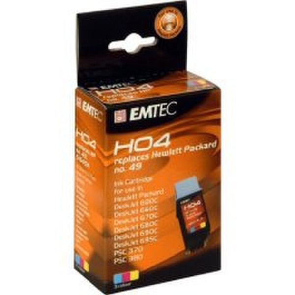 Emtec Ink Cartridge 3-colours HP 51649A cyan,magenta,yellow ink cartridge