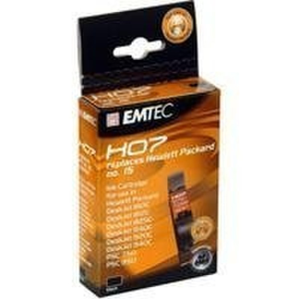 Emtec Ink Cartridge Black HP C6615D Schwarz Tintenpatrone