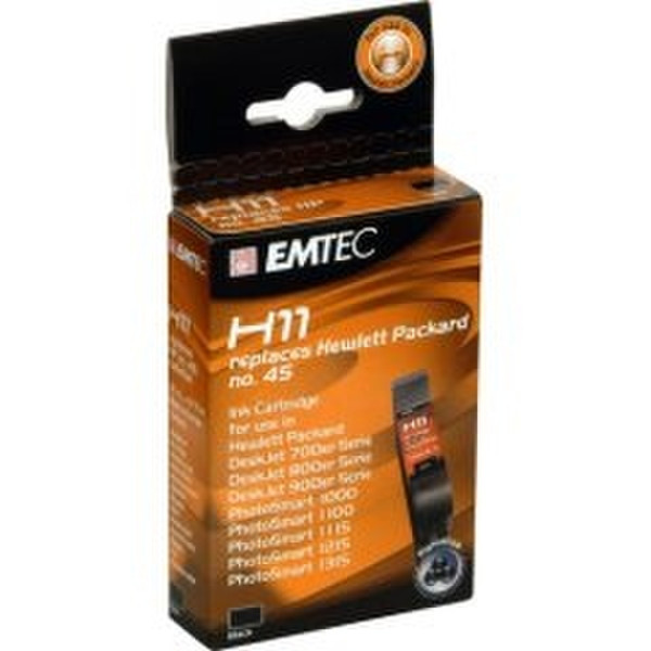 Emtec Ink Cartridge Black HP 51645A Schwarz Tintenpatrone