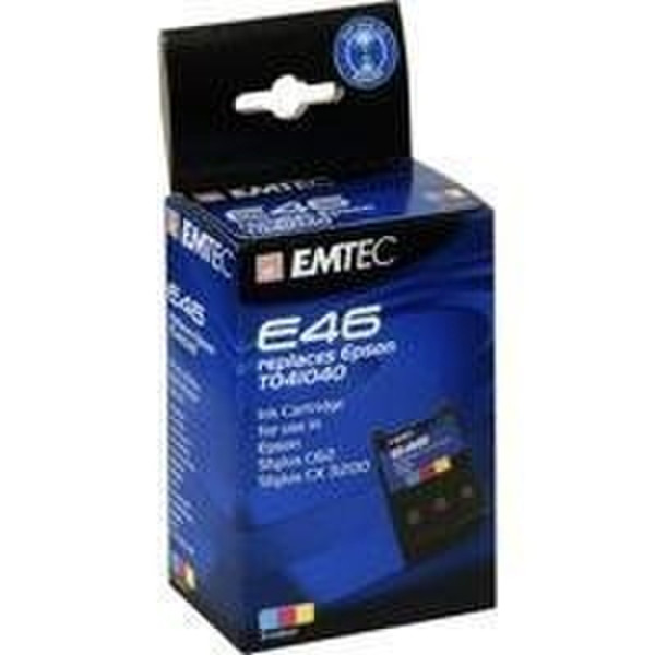 Emtec Ink Cartridge 3-colours Epson TO41040 cyan,magenta,yellow ink cartridge