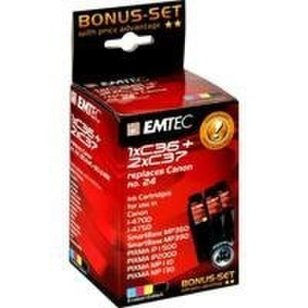Emtec Multipack Canon BCI-24C/ BCI-24BK black,cyan,magenta,yellow ink cartridge