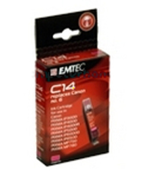 Emtec Ink Cartridge Magenta Canon BCI-6M magenta ink cartridge