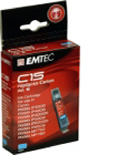 Emtec Ink Cartridge Cyan Canon BCI-6C Cyan Tintenpatrone