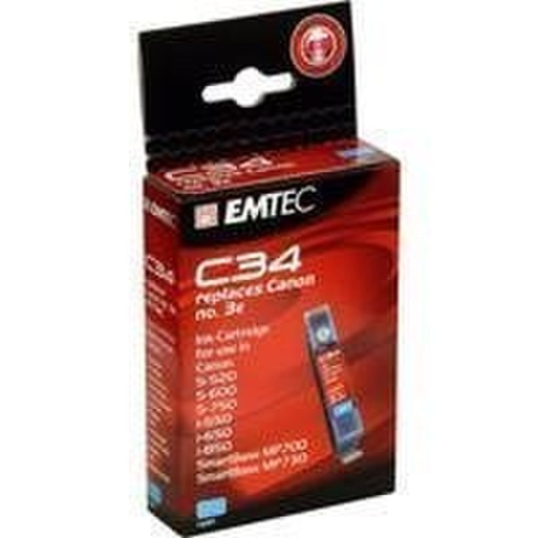 Emtec Ink Cartridge Cyan Canon BCI-3eC Cyan ink cartridge