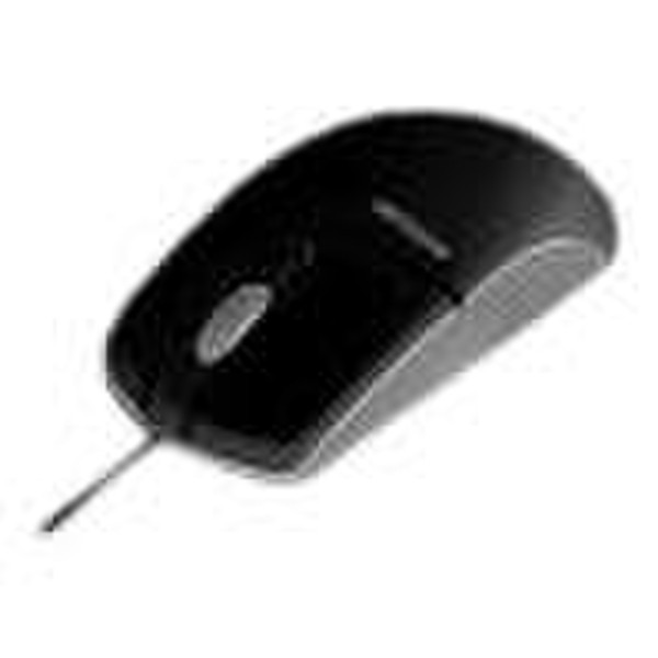 Mitsumi FQ 670 Optical Wheel Mouse, Black PS/2 Optisch 400DPI Schwarz Maus