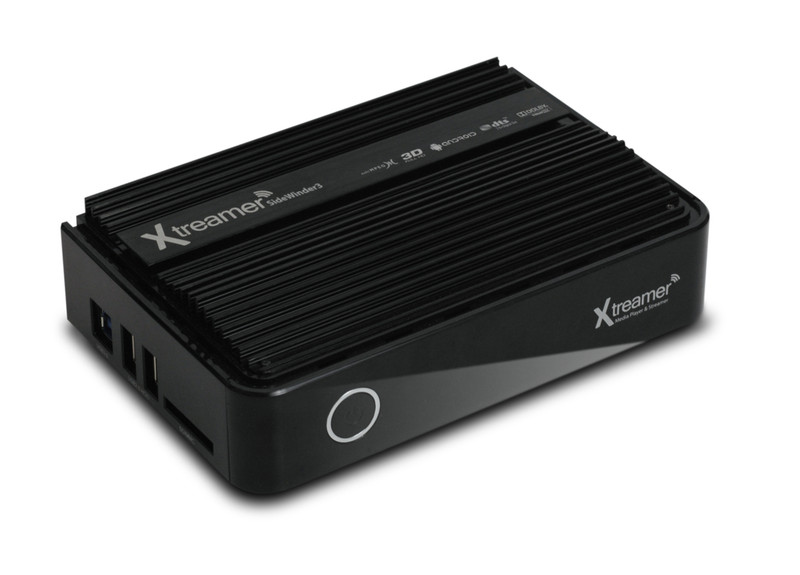Xtreamer SideWinder3 7.1 Wi-Fi Black digital media player