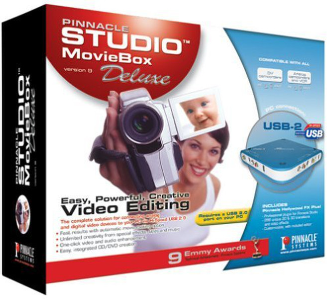 Pinnacle Studio Plus MovieBox Deluxe v9 FR ext