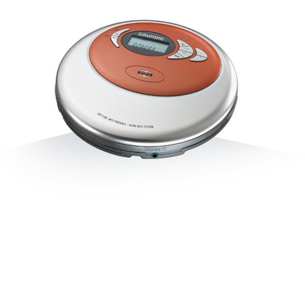 Grundig CDP 5100 SPCD Portable CD player Orange,Stainless steel