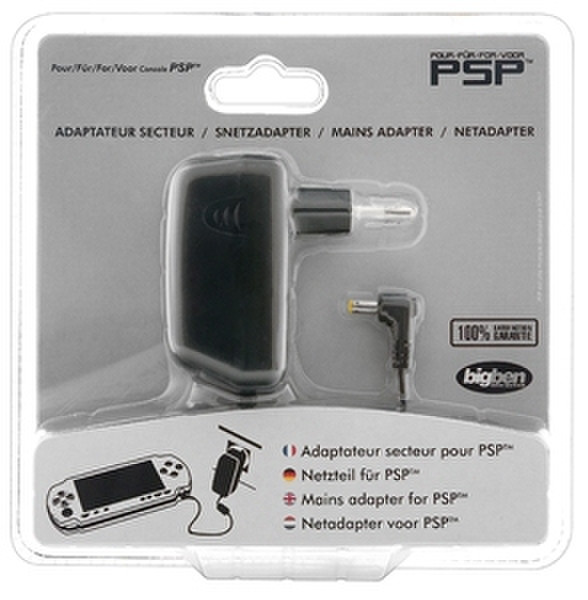 Bigben Interactive AC Adapter Power Supply for Sony PSP Черный адаптер питания / инвертор