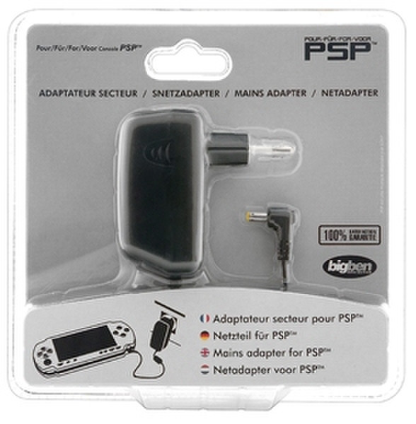 Bigben Interactive AC Adapter Power Supply for Sony PSP Schwarz Netzteil & Spannungsumwandler