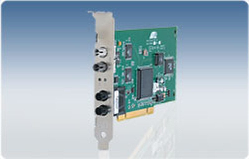 Allied Telesis 1x10BaseFX/ST & 1x100BaseFX/SC 32-bit PCI NIC Internal 100Mbit/s networking card