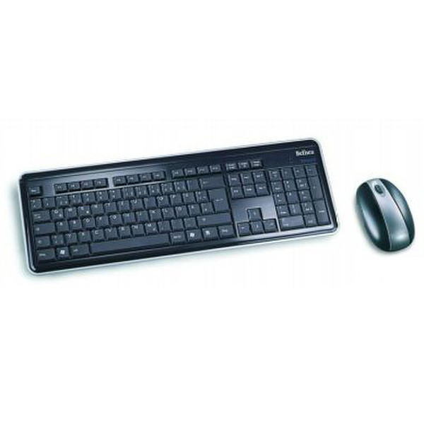 Belinea Wireless Keyboard & Mouse b.board Black Беспроводной RF Черный клавиатура