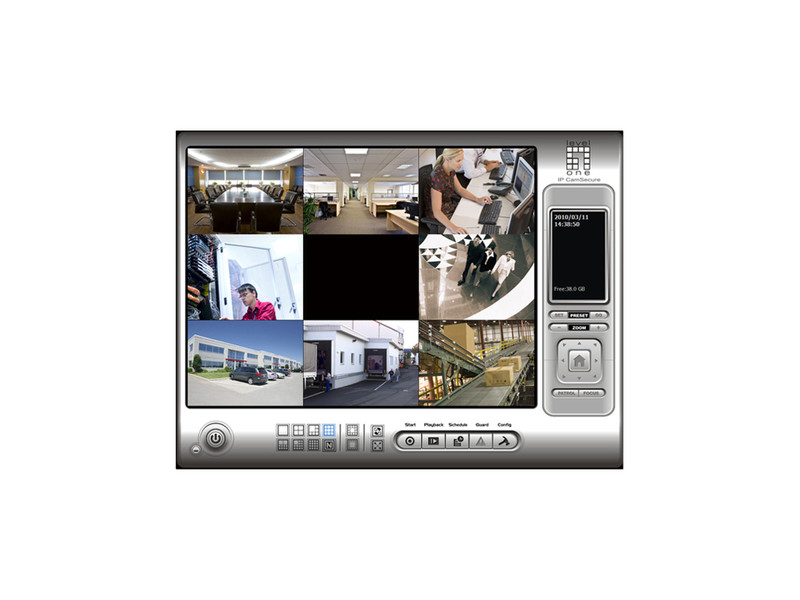 LevelOne IP CamSecure Pro8 Mega Surveillance Software