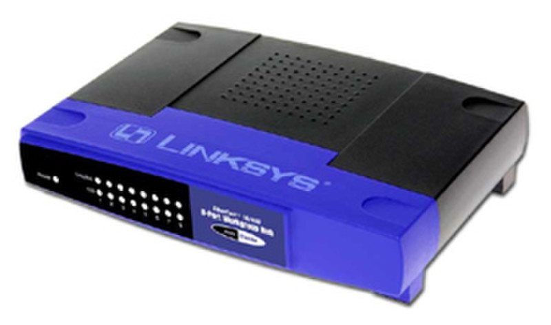 Linksys Hub EtherFast 10 100 8-Port Desktop Schnittstellenhub