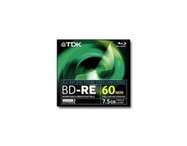 TDK BD-REJC2EA 7.5GB BD-RE 1Stück(e) Leere Blu-Ray Disc
