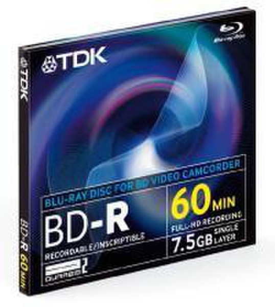 TDK BD-RJC2EA 7.5GB BD-R 1Stück(e) Leere Blu-Ray Disc