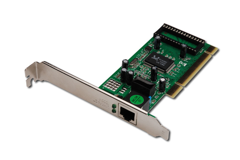 Digitus Gigabit Ethernet PCI card adapter, 32 Bit 1000Mbit/s Netzwerkkarte