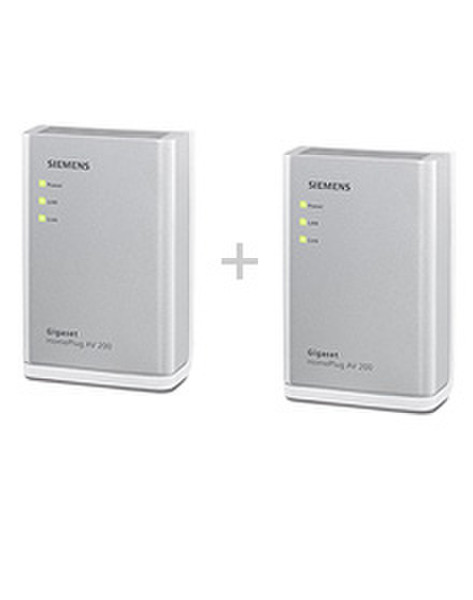 Gigaset HomePlug AV 200 Duo 200Мбит/с сетевая карта