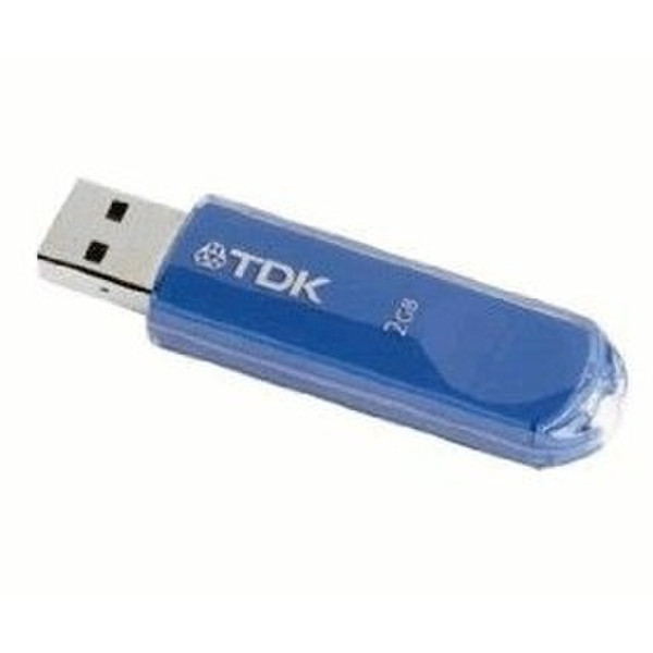 TDK 2GB USB 2.0 Stick 2ГБ Синий USB флеш накопитель