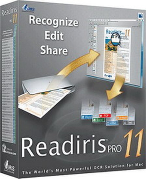 Avanquest ReadIris Pro 11 Corporate Edition Win + Promt 7 DE