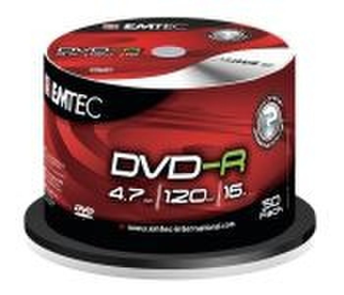 Emtec DVD-R 4,7GB 16X CB 50-10 4.7GB DVD-R 50Stück(e)