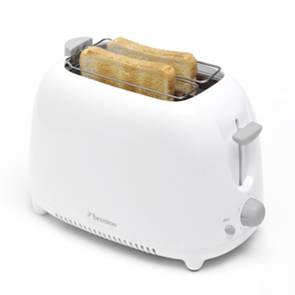 Bestron AHT8866 2slice(s) 750W White toaster